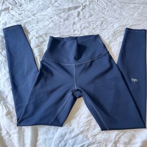 Alo Navy Blue High-Waist Airlift Leggings size XS